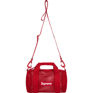 Supreme SS25 Mesh Mini Duffle Bag Red