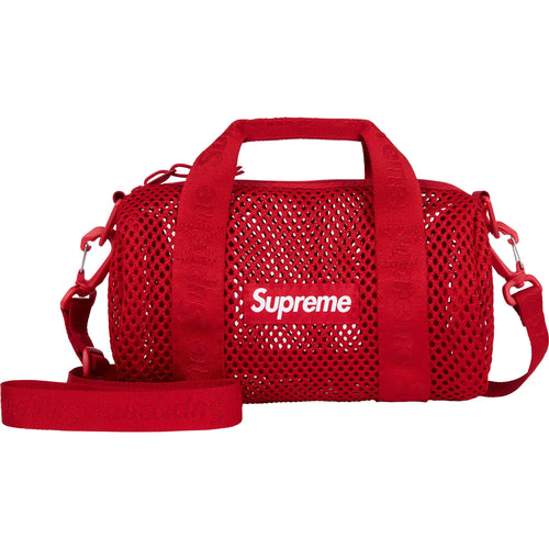 Supreme SS25 Mesh Mini Duffle Bag Red