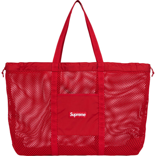 Supreme SS25 Mesh Tote Bag Red
