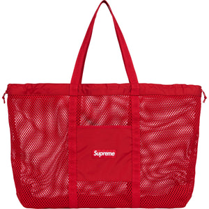 Supreme SS25 Mesh Tote Bag Red