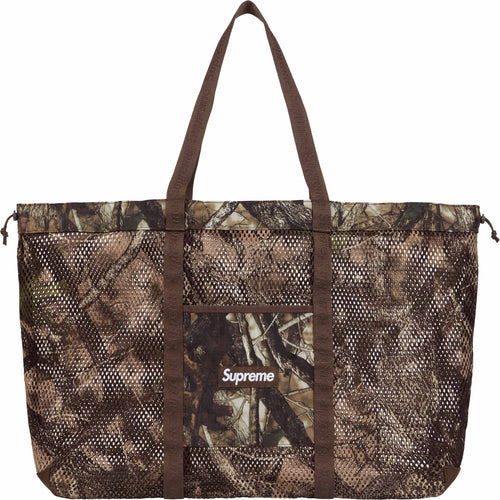 Supreme SS25 Mesh Tote Bag TrueTimber® Kanati Camo
