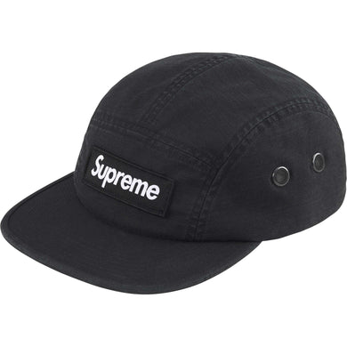 Supreme SS25 Military Camp Cap Black