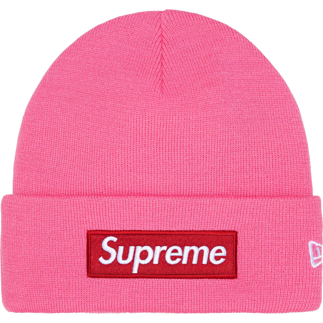Supreme FW25 New Era® Box Logo Beanie Magenta