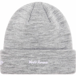 Supreme New Era® Box Logo Beanie Heather Grey