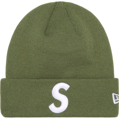 Supreme New Era® S Logo Beanie Olive