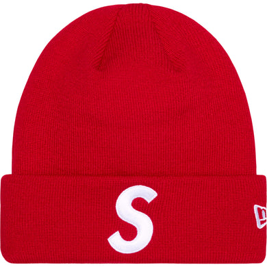 Supreme New Era® S Logo Beanie Red