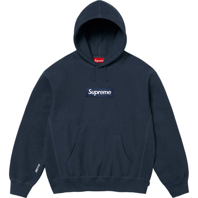 Supreme FW25 Box Logo Hooded Sweatshirt Navy
