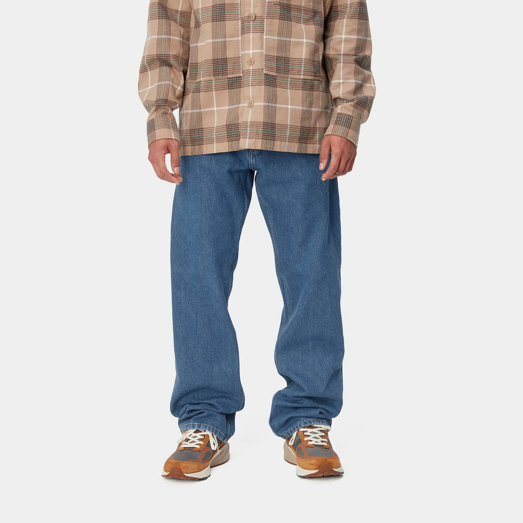 Carhartt Men Utility Jean Loose Fit Washed Denim