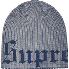 Supreme Old English Printed Beanie Slate