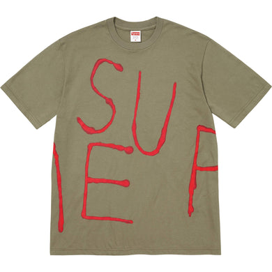Supreme Painted Tee Olive