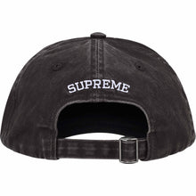 Supreme Pigment Coated S Logo 6 Panel Black