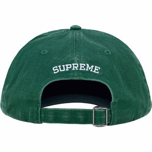 Supreme Pigment Coated S Logo 6 Panel Dark Green
