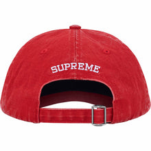 Supreme Pigment Coated S Logo 6 Panel Red