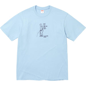 Supreme Piss Tee Powder Blue