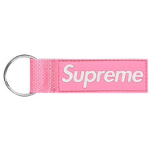 Supreme SS26 Webbing Keychain Pink