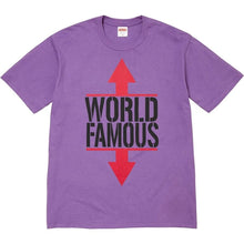 Supreme World Famous Tee Purple