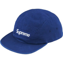 Suprem SS26 Washed Chino Twill Camp Cap Royal