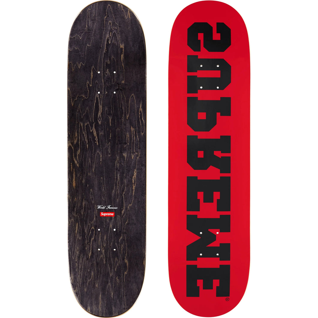 Supreme Reverse Skateboard Red
