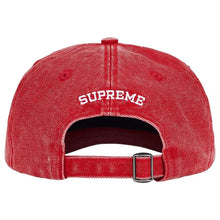 Supreme Pigment Coated S Logo 6-Panel Red