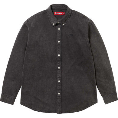 Supreme SS25 Small Box Denim Shirt Black