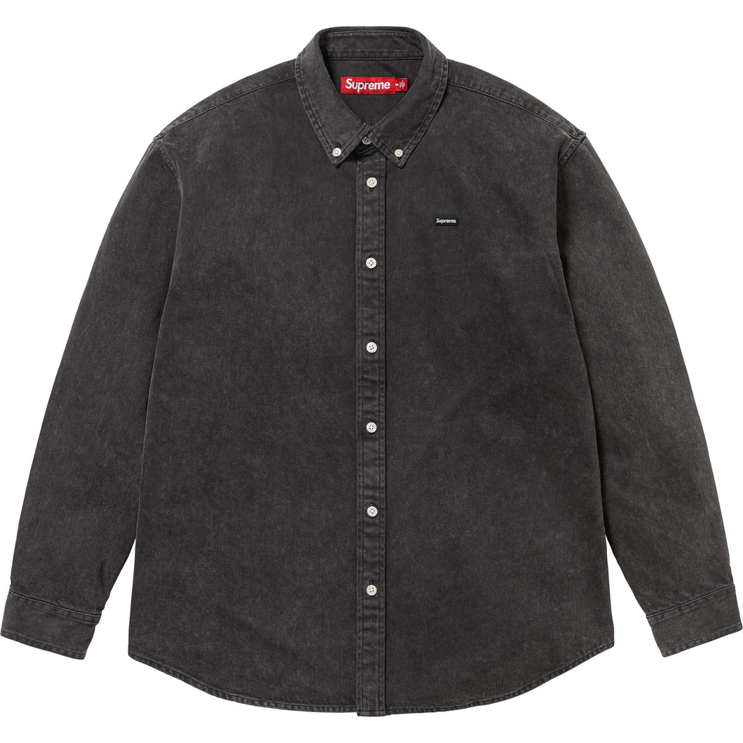 Supreme SS25 Small Box Denim Shirt Black