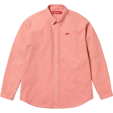 Supreme SS25 Small Box Denim Shirt Pink