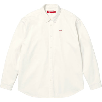 Supreme SS25 Small Box Denim Shirt White