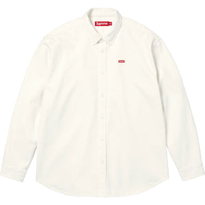 Supreme SS25 Small Box Denim Shirt White