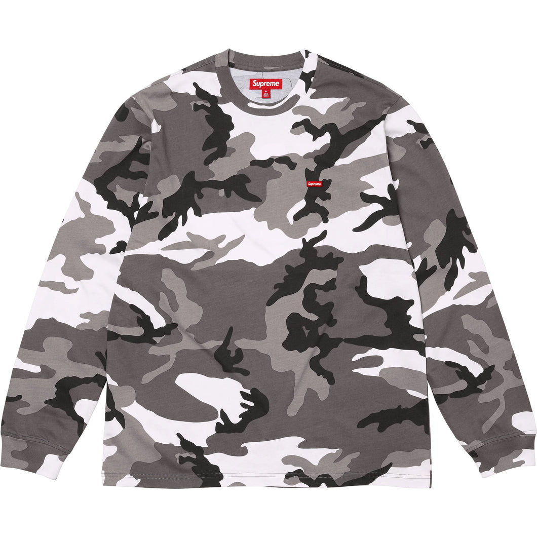 Supreme SS25 Small Box LS Tee Snow Camo