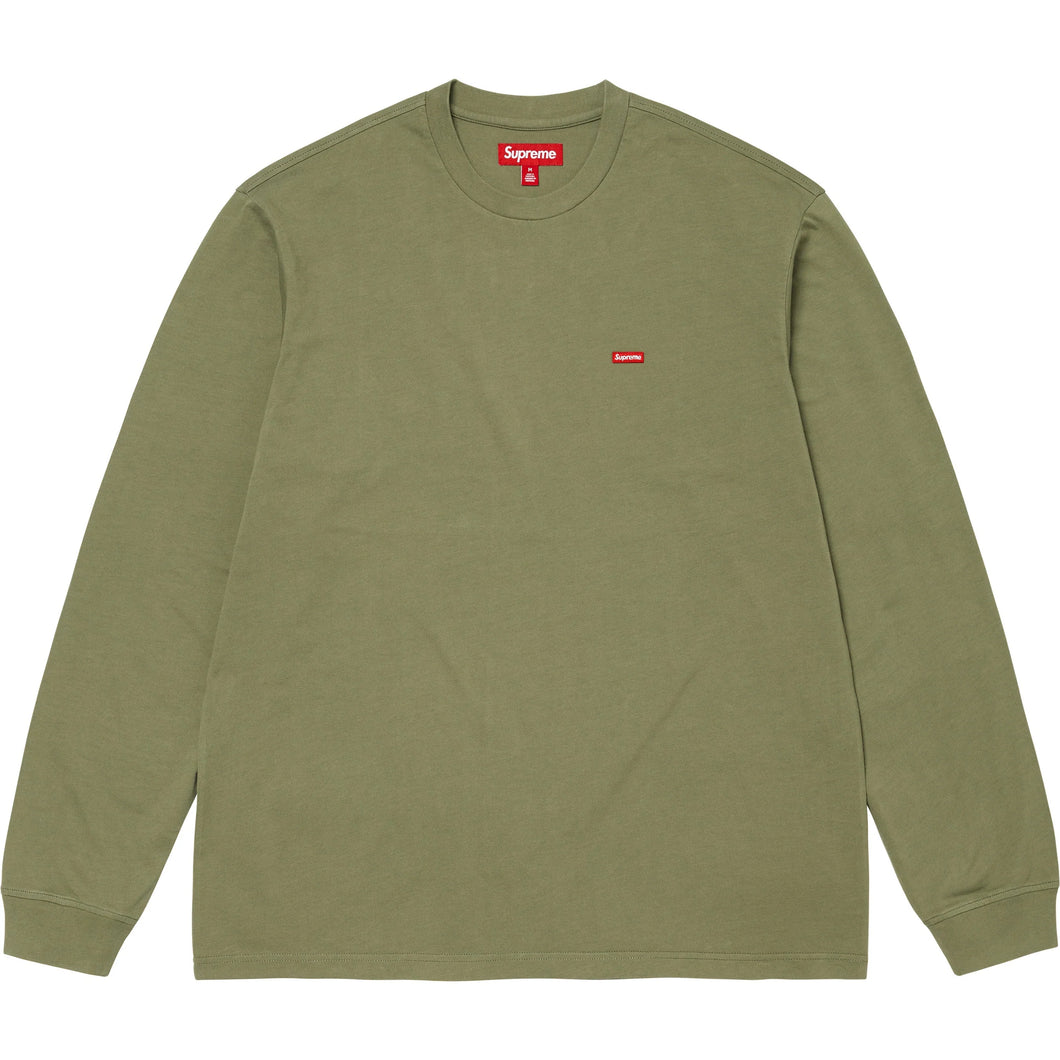 Supreme SS25 Small Box LS Tee Washed Olive