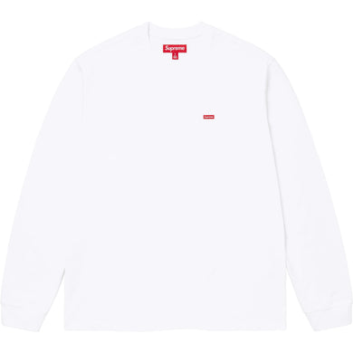 Supreme SS25 Small Box LS Tee White