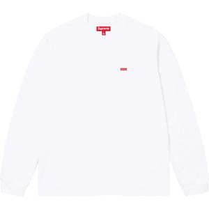 Supreme SS25 Small Box LS Tee White