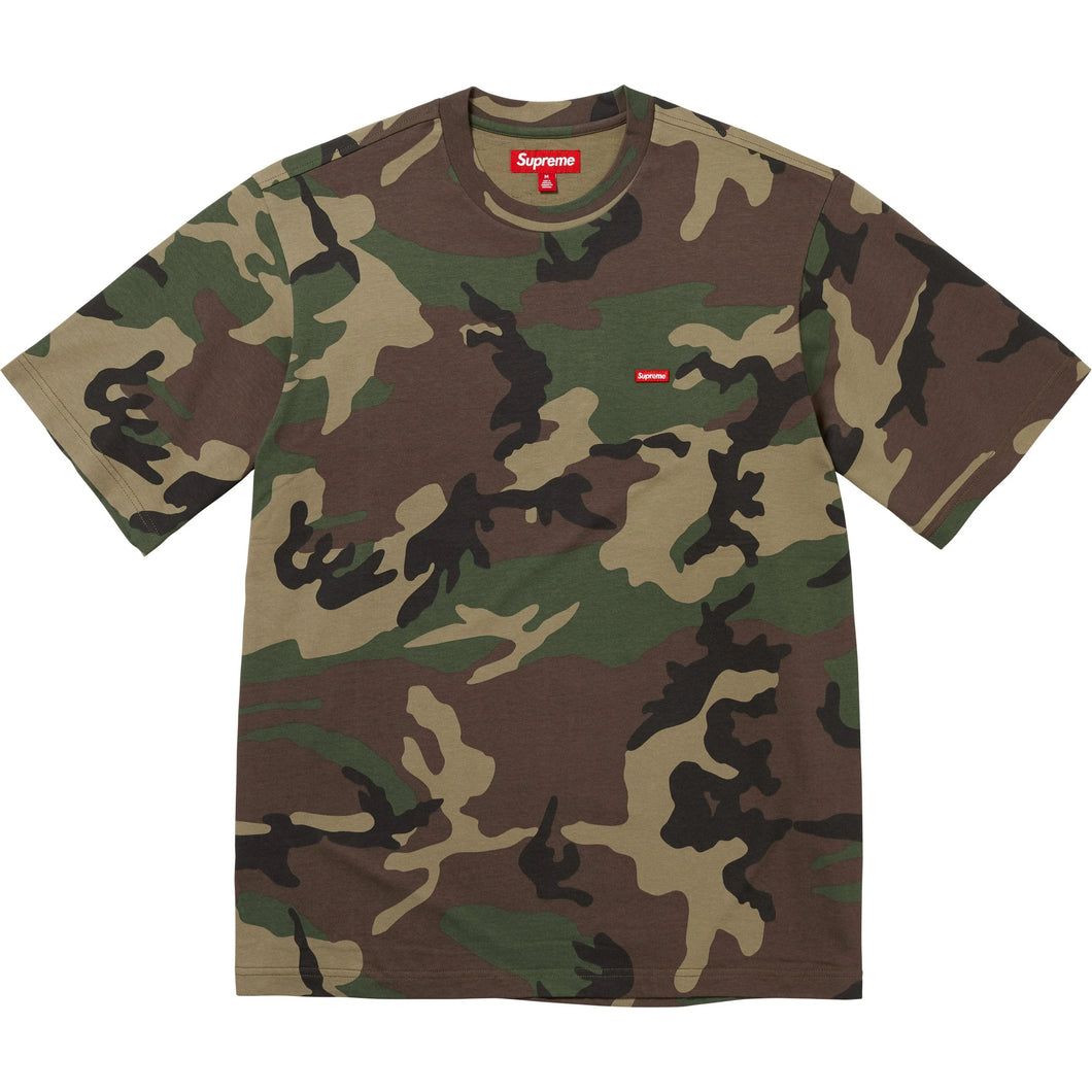 Supreme SS25 Small Box Logo Tee Woodland Camo