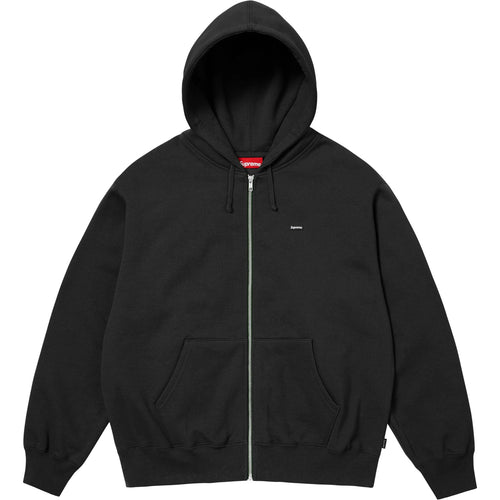 Supreme SS25 Small Box Zip Up Hooded Sweatshirt Black