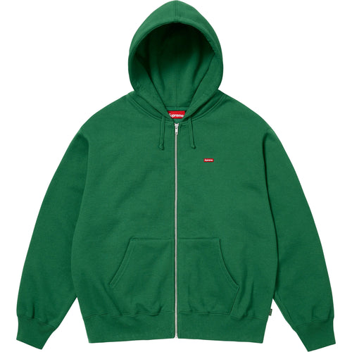 Supreme SS25 Small Box Zip Up Hooded Sweatshirt Pine