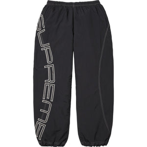 Supreme Spellout Embroidered Track Pant Black