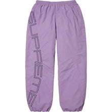 Supreme Spellout Embroidered Track Pant Purple