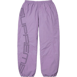 Supreme Spellout Embroidered Track Pant Purple