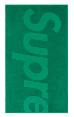 Supreme Tonal Logo Towel Green
