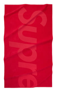 Supreme Tonal Logo Towel Red