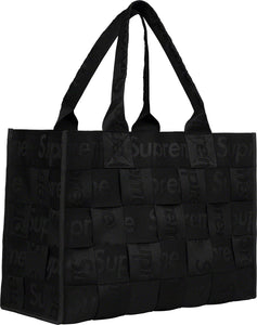 Supreme Woven Large Tote Bag Black
