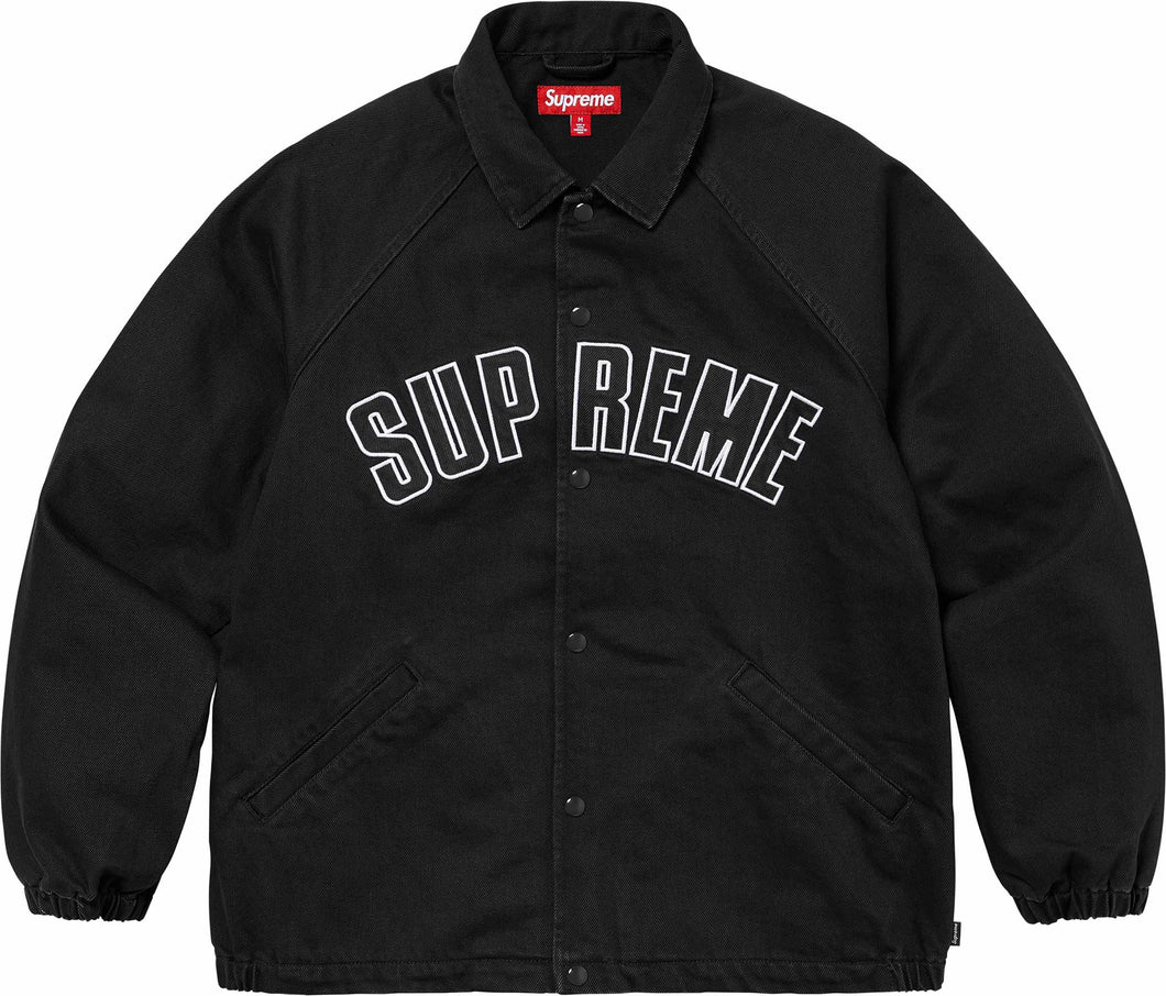 Supreme Arc Denim Coaches Jacket Black