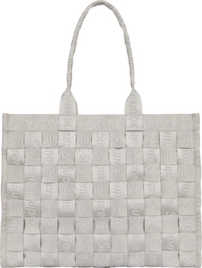 Supreme Woven Tote Grey