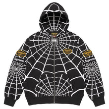 Supreme®/Vanson Leathers® Spider-Man Zip Up Hooded Sweatshirt Black