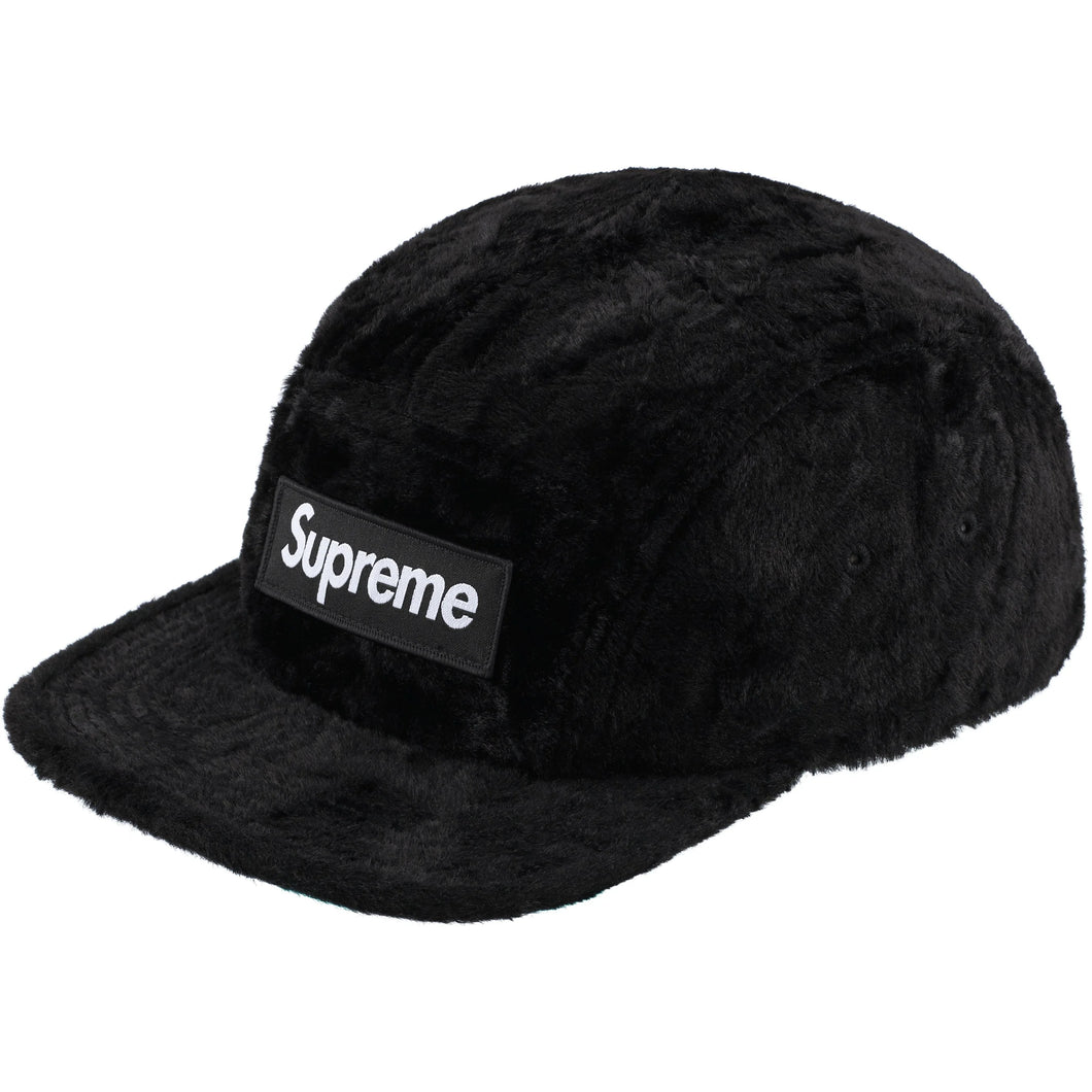 Supreme® Goodenough Crushed Rayon Pile Camp Cap Black