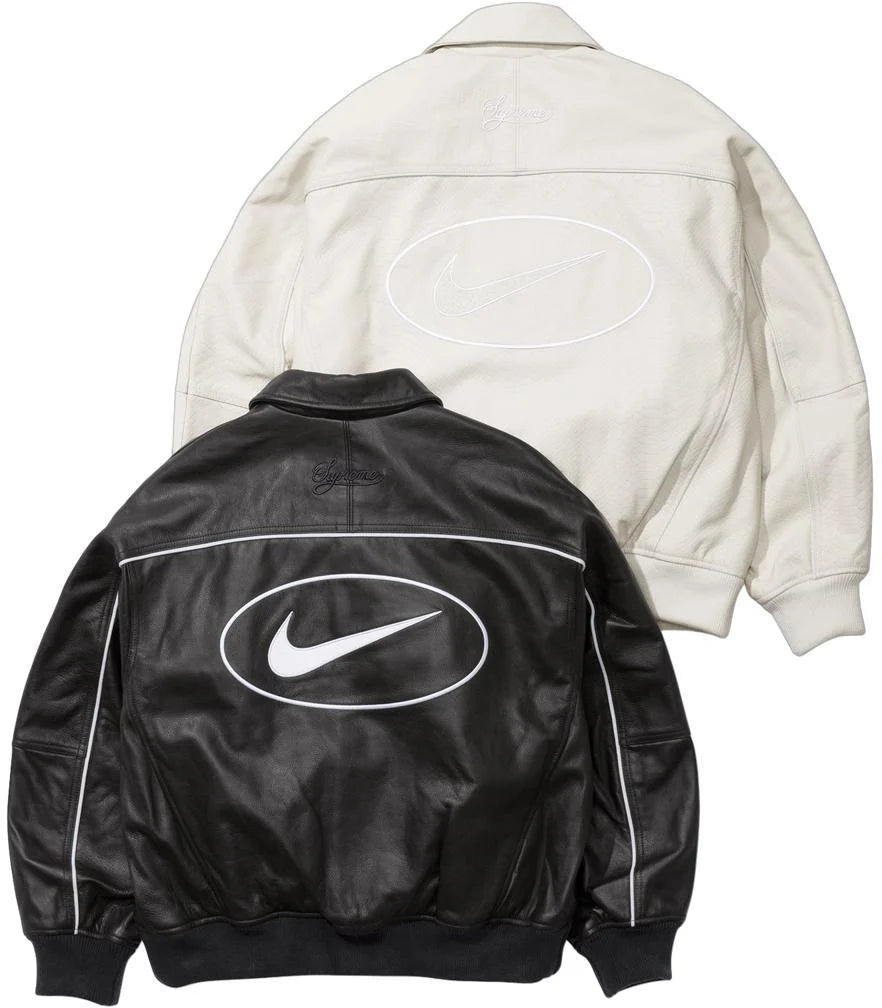 PREORDER SUPREME® NIKE® LEATHER VARSITY JACKET