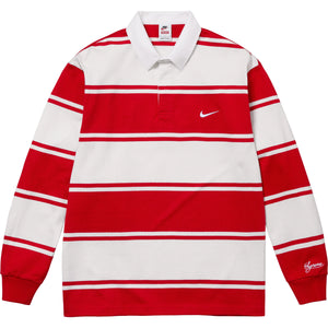 Supreme® Nike® Stripe Rugby Red
