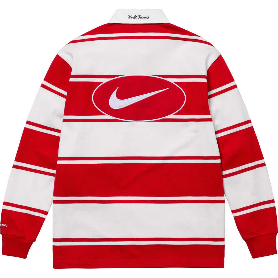 Supreme® Nike® Stripe Rugby Red