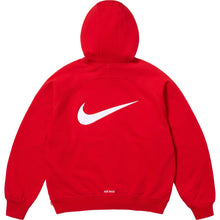 Supreme® Nike® Zip Up Hooded Sweatshirt Red