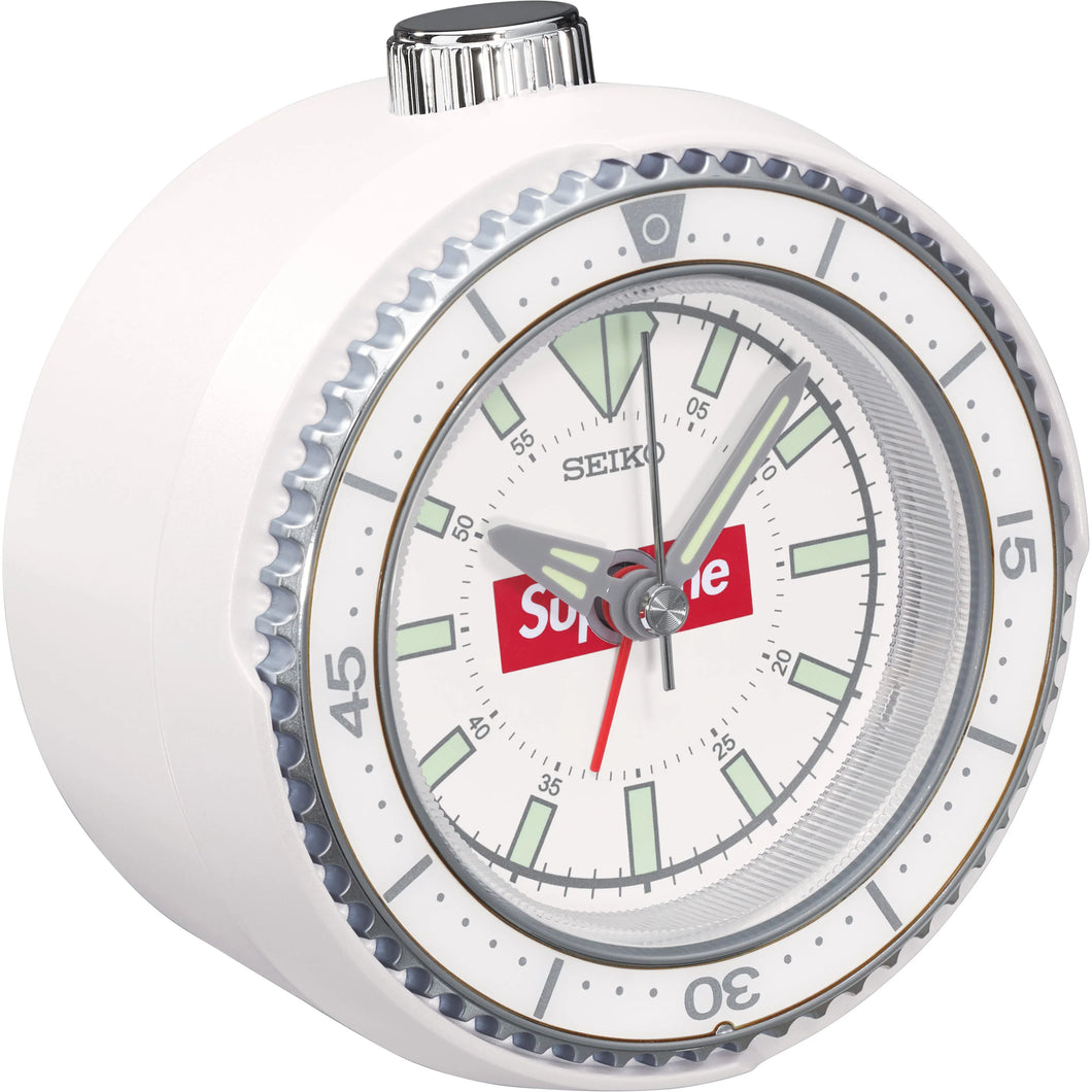 Supreme® Seiko Mai Alarm Clock White
